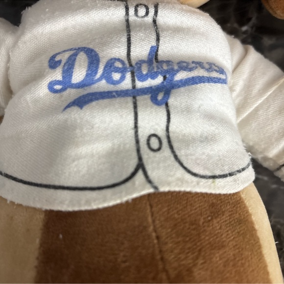 VTG 18″ Dodgers LA Monkey Plush with Bell Inside (sounds) - Picture 3 of 7